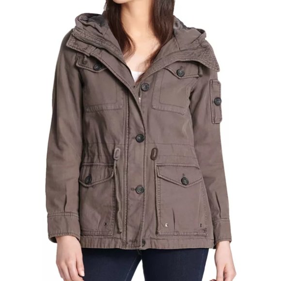 Levi's Women's Cotton Four Pocket Hooded Field Jacket - Picture 1 of 8